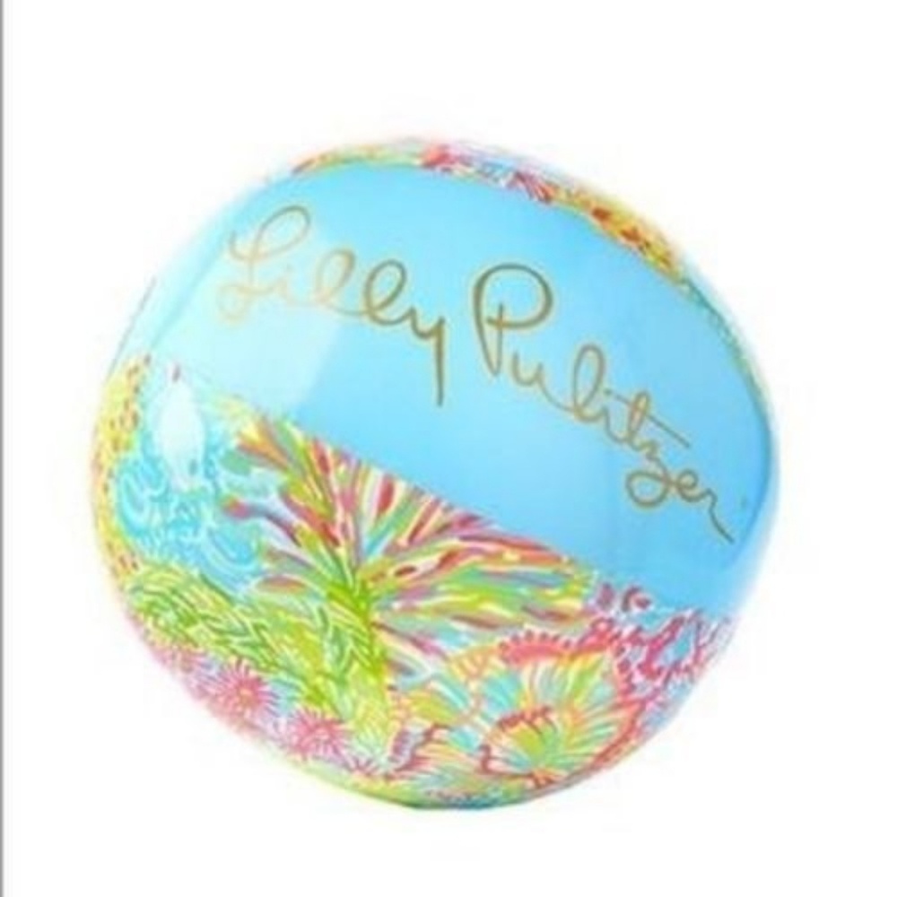 Lilly Pulitzer beach ball, new in bag qty 1